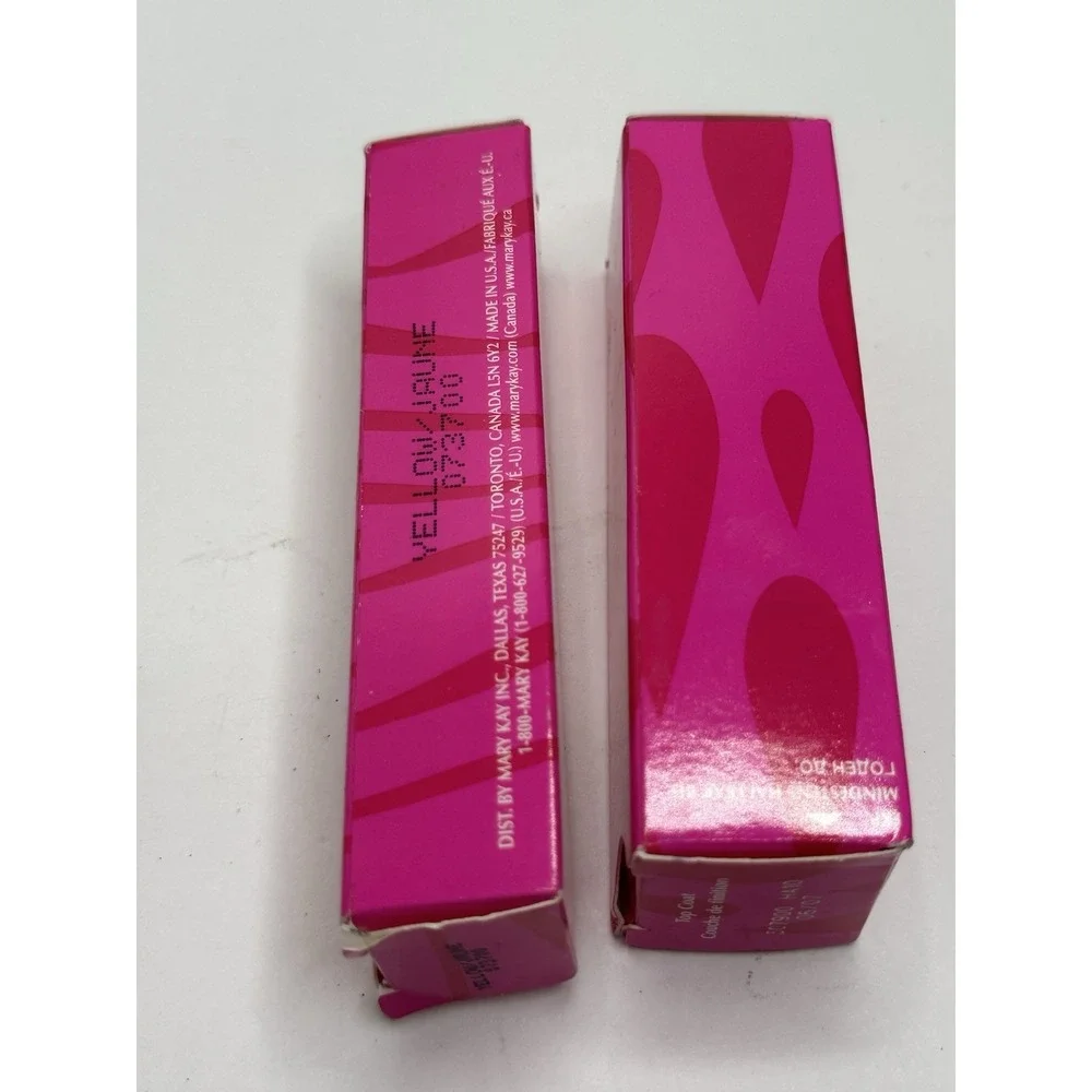 Mary Kay Concealer 073700 Yellow and Top Coat 307900 Nail Polish